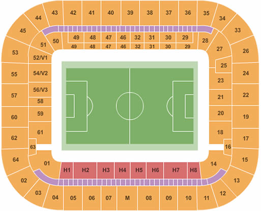 Stade de Bordeaux, Bordeaux, France Seating Plan