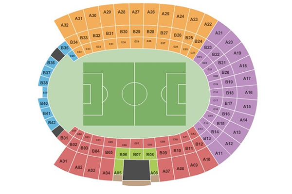 Estadio de Gran Canaria, Las Palmas, Spain, Spain Seating Plan